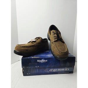 Nautilus Mens safety shoe N1826 leather composite toe sz 11.5